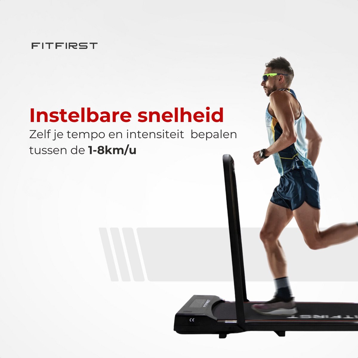 Wat vinden we goed aan de FitFirst® Jogger Loopband inklapbaar met afstandsbediening
