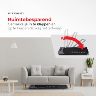 FitFirst Jogger Loopband Inklapbaar met Bluetooth en Afstandsbediening