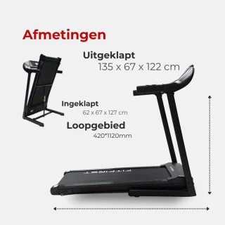 FitFirst Runner Loopband 1-12 km/u