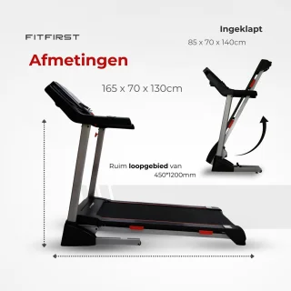 FitFirst Sprinter Loopband 1-16 km/u