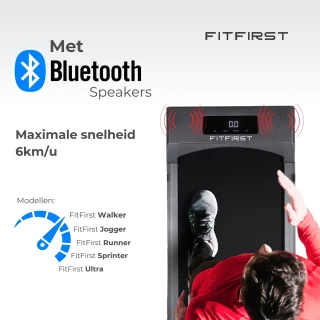 FitFirst Walker Loopband Bluetooth met Display en Afstandsbediening