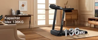 FITNESS Loopband Opvouwbaar 14KM/H Met Hartslagmonitor