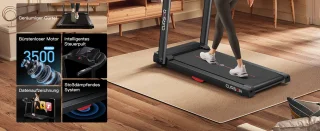 FITNESS Loopband Opvouwbaar 14KM/H Met Hartslagmonitor