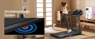 FITNESS Loopband Opvouwbaar 14KM/H Met Hartslagmonitor