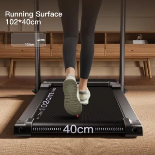 FITNESS Loopband Opvouwbaar 14KM/H Met Hartslagmonitor