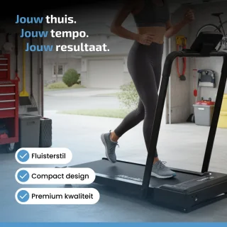 Flurriez Premium Inklapbare Loopband Zwart