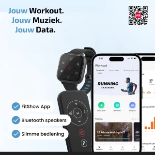 Flurriez Premium Inklapbare Loopband Zwart