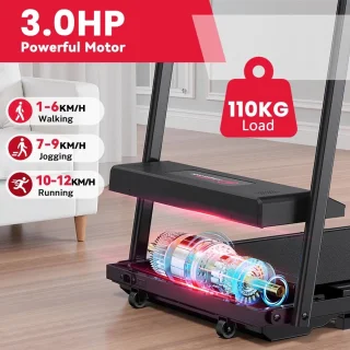 FluxRun Loopband Inklapbaar 1-12 km/u LED Display