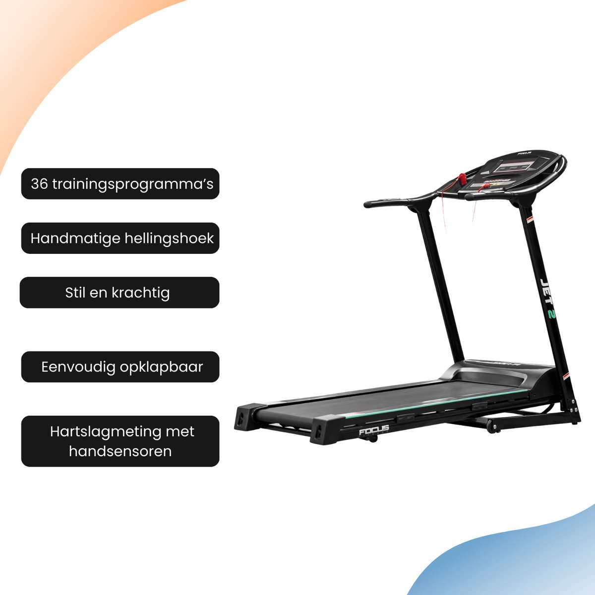 Wat vinden we goed aan de Focus Fitness Jet 2 Loopband