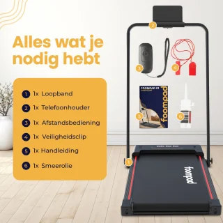 Foompad Loopband Inklapbaar Thuisgebruik
