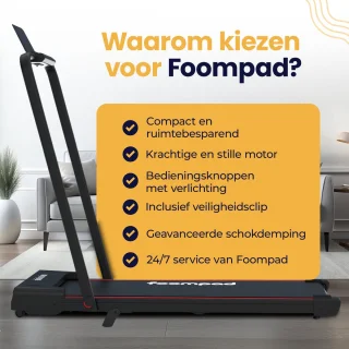 Foompad Loopband Inklapbaar Thuisgebruik