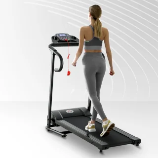 HOMCOM Motorized Laufband Schwarz 123x62x117 cm