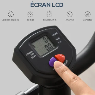 HOMCOM Stepmachine - Metaal