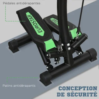 HOMCOM Stepmachine - Metaal