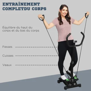 HOMCOM Stepmachine - Metaal