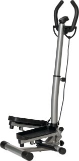 HOMCOM Stepping Machine Staal Zilver