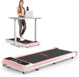 HOMEFITNESSCODE Draagbare elektrische loopband Roze