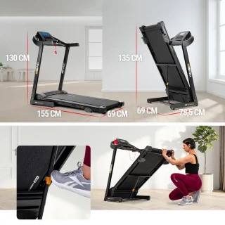 Hop-Sport HS-1000LB Wind Elektrische loopband