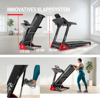 Wat vinden we goed aan de Hop-Sport HS-2800LB Opvouwbare elektrische loopband