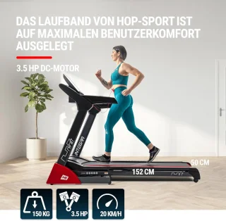Hop-Sport HS-2800LB Opvouwbare elektrische loopband