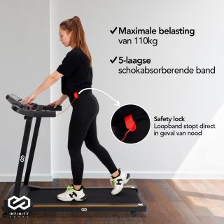 Infinity Goods Loopband inklapbaar t/m 12 km/u