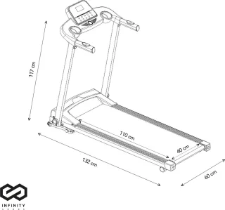 Infinity Goods Loopband inklapbaar t/m 12 km/u