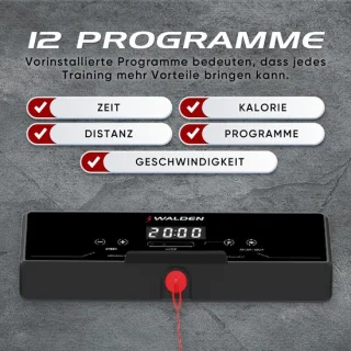 Inklapbare elektrische loopband - zwart