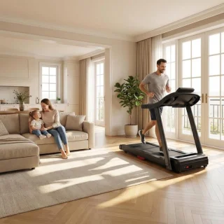 Inklapbare loopband - Hometrainer fitness - zwart
