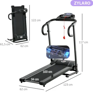 Inklapbare Loopband - Treadmill Zwart