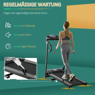 Inklapbare Loopband - Treadmill Zwart