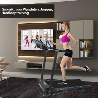 Inklapbare loopband – Zwart