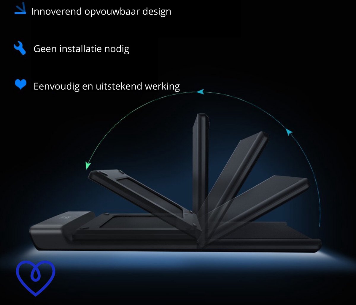 Wat vinden we goed aan de KingSmith WalkingPad A1 Pro Loopband Inklapbaar
