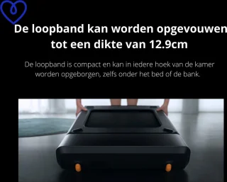 KingSmith WalkingPad A1 Pro Loopband Inklapbaar