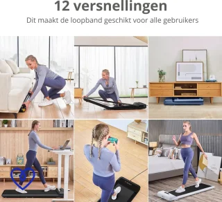 KingSmith WalkingPad C2 Elektrische Inklapbare Loopband Zwart