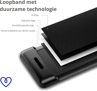 KingSmith WalkingPad C2 Elektrische Inklapbare Loopband Zwart