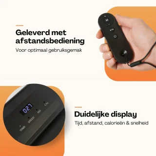 LaCardia elektrische loopband walking pad oranje