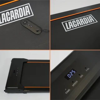 LaCardia elektrische loopband walking pad oranje