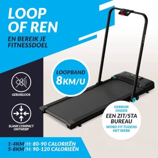 Lexium Loopband Bureau Walking Pad Treadmill