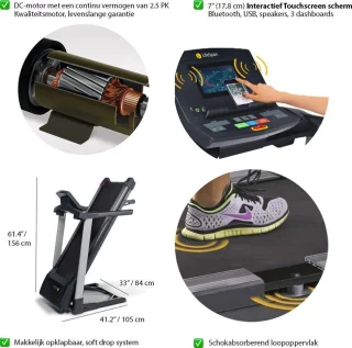 LifeSpan Fitness TR2000iT Loopband