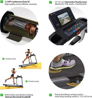 LifeSpan Fitness TR6000iT Licht-Commercieel Loopband