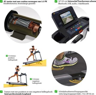 LifeSpan Fitness TR6000iT Licht-Commercieel Loopband