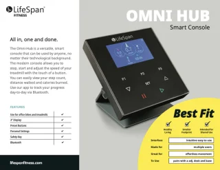 LifeSpan Workplace TR5000 Bureauloopband Smart Console SC130