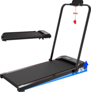 LIKESPORTING LS6 — compacte, huisvriendelijke loopband met helling