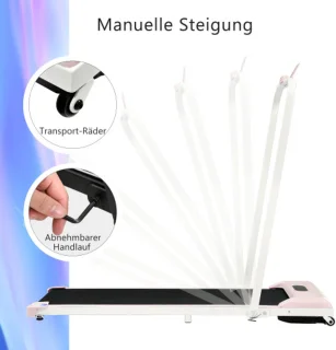 Loopband 2-in-1 met afstandsbediening LED-display Bluetooth