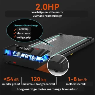 Loopband 3-in-1 opvouwbaar - Blauw
