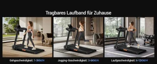 Loopband 3.0 PK 12 km/h Opvouwbaar Hellingsfunctie