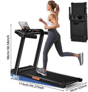 Loopband 3.0 PK 12 km/h Opvouwbaar Hellingsfunctie