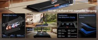 Loopband 3.0 PK 12 km/h Opvouwbaar Hellingsfunctie