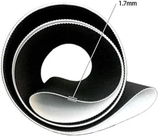 Loopband band 410 x 2440 mm zwart