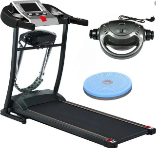 Loopband fitness inklapbaar met massage en buikspier-twister
